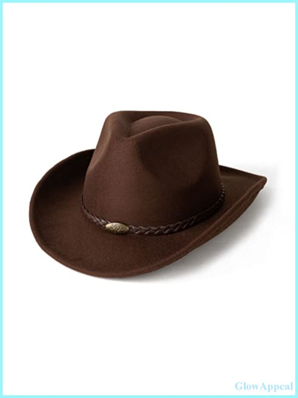 Wide Brim Fedora with Adjustable Strap Solid Cotton Polyester